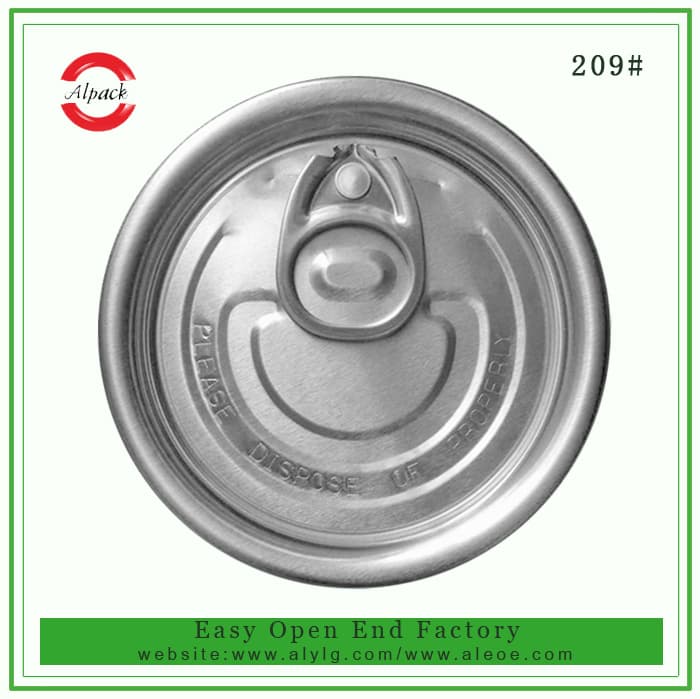 209 aluminum food can eoe supplier